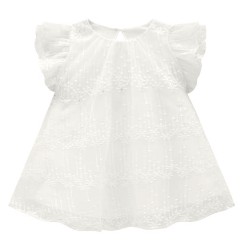 VESTIDO MILON REF 13791 BLANCO