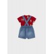CONJUNTO BABY REF 1266 ROJO