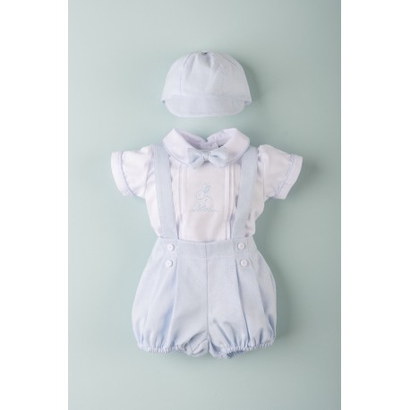 CONJUNTO BORDINO NIÑO REF 1231 BLANCO