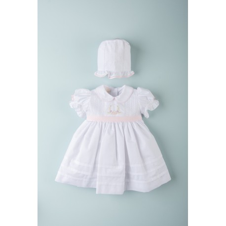 VESTIDO NIÑA REF 5922 BLANCO