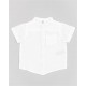 CAMISA MANGA CORTA REF 23019 BLANCA