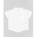 CAMISA MANGA CORTA REF 23019 BLANCA
