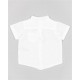 CAMISA MANGA CORTA REF 23019 BLANCA