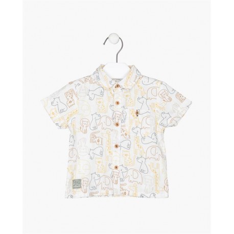 CAMISA BABY NIÑO REF 317-3001AL CRUDO-AMARILLO