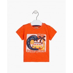 CAMISETA BABY NIÑO REF 317-1026 NARANJA