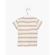 CAMISETA BABY NIÑO REF 317-1025 CRUDO-RAYAS
