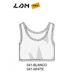 TOP JUNIOR NIÑA REF 31G-1030 BLANCO
