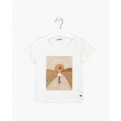 CAMISETA JUNIOR NIÑA REF 31G-1009 CRUDO
