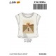 CAMISETA JUNIOR NIÑA REF 31G-1009 CRUDO