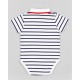BODY BABY NIÑO REF 23004 BLANCO RAYAS