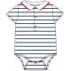 BODY BABY NIÑO REF 23004 BLANCO RAYAS