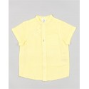 CAMISA EN LINO NIÑO REF 23013 AMARILLO