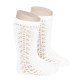MEDIAS ALTAS ESPAÑOLAS CEREMONIALES REF 2592/2 BLANCA