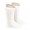 MEDIAS ALTAS ESPAÑOLAS CEREMONIALES REF 2592/2 BLANCA