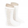 MEDIAS ALTAS ESPAÑOLAS CEREMONIALES REF 2592/2 BLANCA